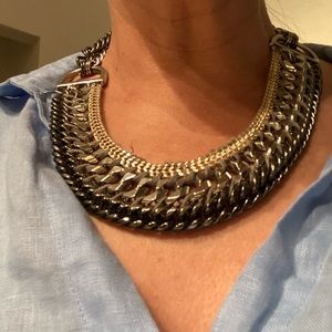 Stella & Dot silver necklace